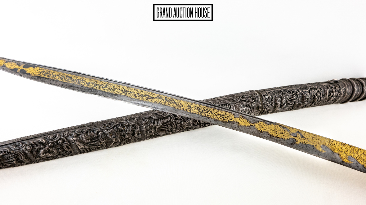 Grand Auction House saleroom and curated collection